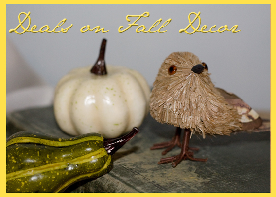 Save BIG on your fall decor!  And some fall inspiration too.  | candleinthenight.com