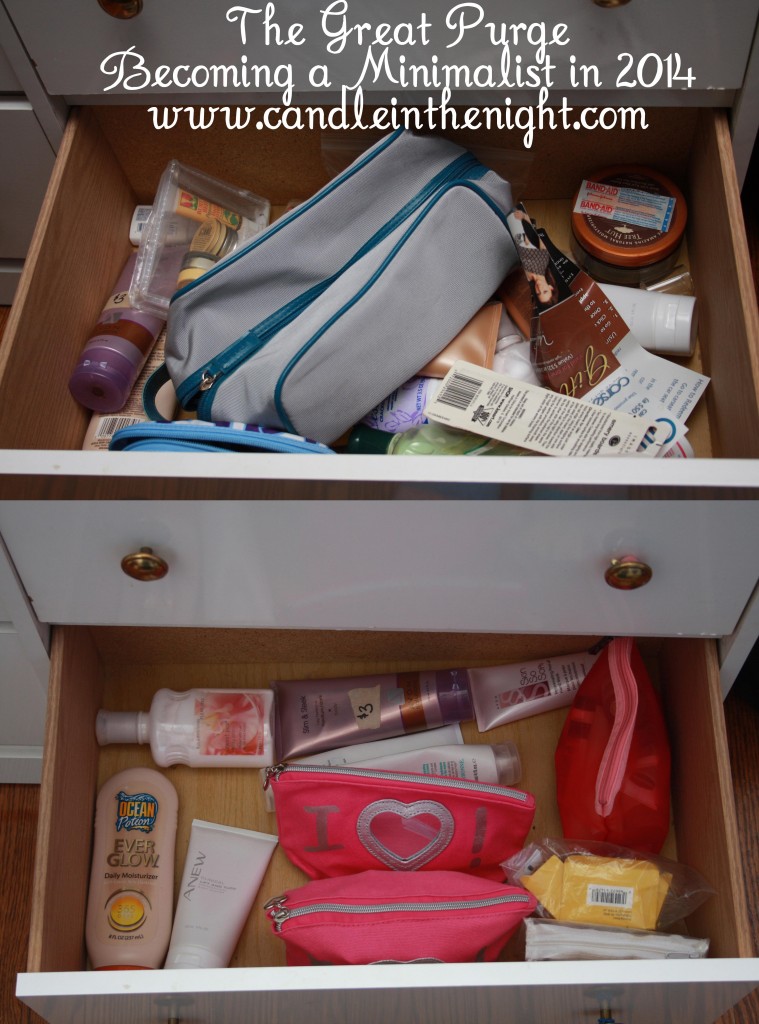 The Great Purge: Becoming a Minimalist in 2014 | candleinthenight.com