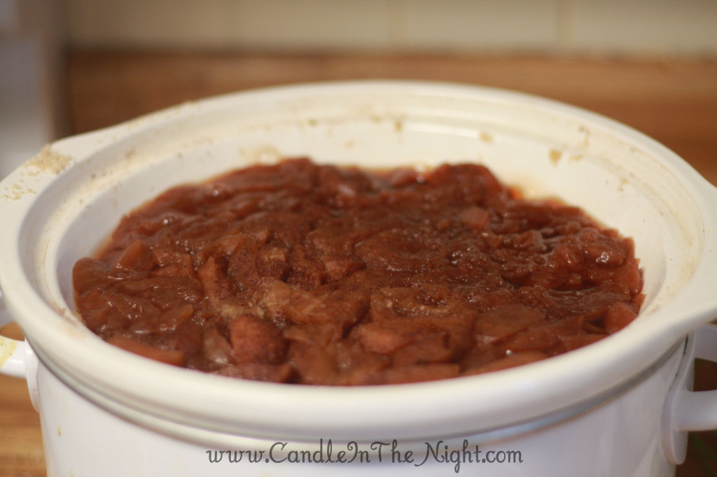Delicious Homemade Apple Butter -- So simple!! | candleinthenight.com