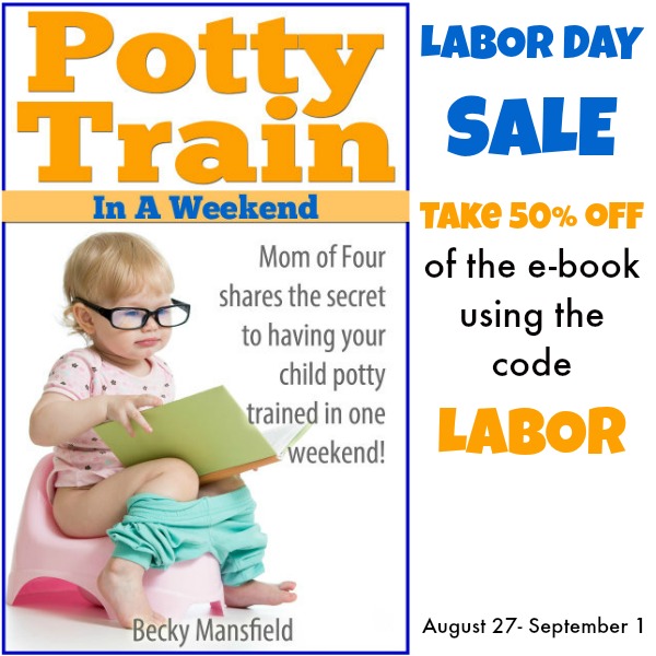 Potty training in just a weekend?  Wow!  How long did it take your little ones to potty train?  I've got to try this!  | candleinthenight.com