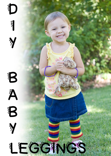 These baby leggings are perfect for fall and are SO easy to make!  | candleinthenight.com
