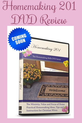 This past week, I had a chance to review Homemaking 201. After watching it, I felt...