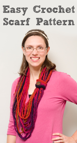 Learning to crochet? This easy crochet scarf pattern is the perfect starting project! 