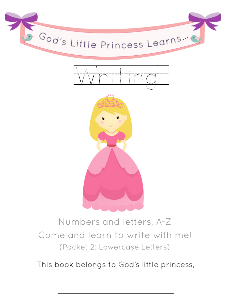 Check out God's Little Princess Preschool Handwriting! A fun way to teach your children handwriting that includes a great incentive program! Currently FREE!