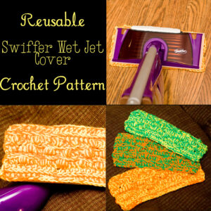 Reusable Swiffer wet jet crochet pattern!! This swiffer cover cleans so well and saves you all kinds of money too! FREE for a limited time!