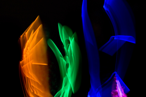 Use these super-bright glow sticks for a fun game of ring toss!