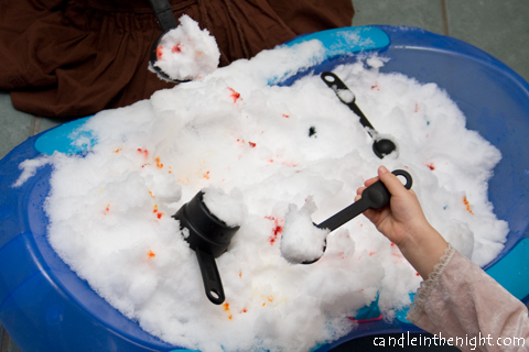 Too cold to play outside?  Join us for some indoor snow fun...and learning along the way!
