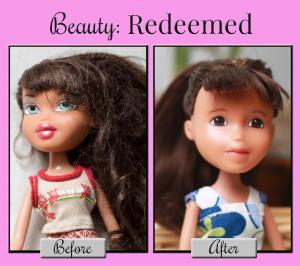 Beauty: Redeemed dolls are one of a kind dolls made from castaway Bratz dolls. Modest, beautiful dolls for your little girls!