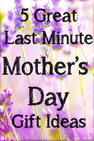 Did you put off buying for Mother's Day a bit longer than you should have? If so, here are 5 great gift ideas you can still pick up today! 
