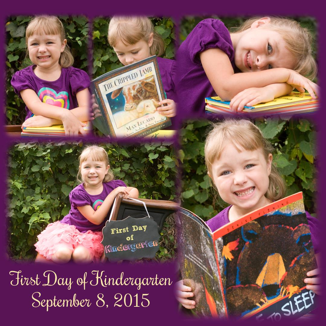 First Day of Homeschool Pictures