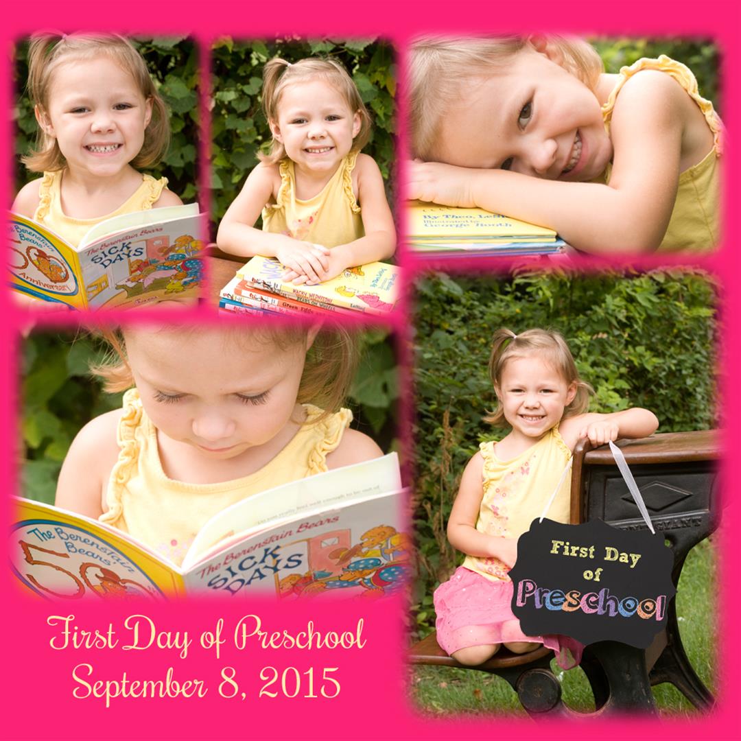 First Day of Homeschool Pictures