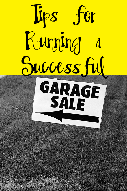 Tips for running a successful garage sale.