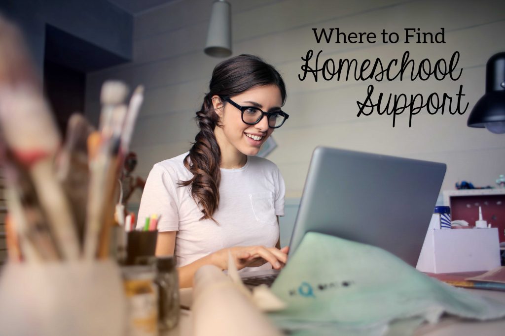 Are you in need of homeschool support on your journey, but don't know where to find it? Look here for ideas!
