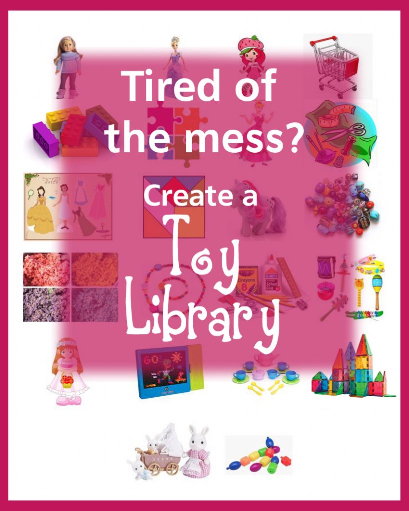 Create a Toy Library to organize your kids' toys!