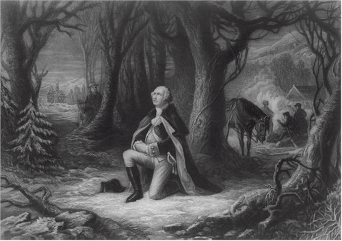 In George Washington's Thanksgiving proclamation, he says it is our DUTY to give thanks to the Almighty God.
