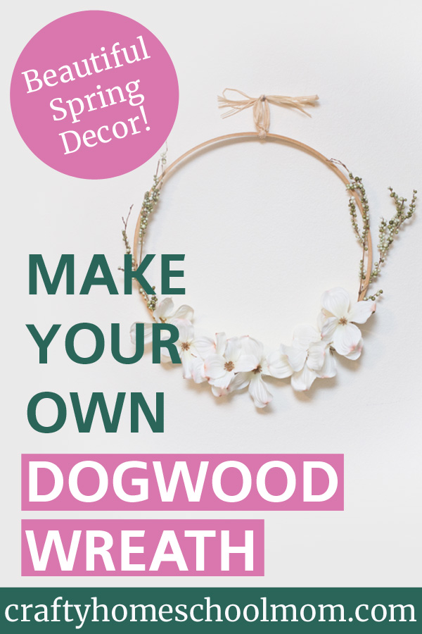 Make your own Dogwood Wreath with this tutorial!