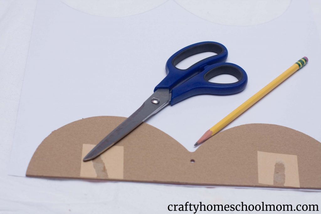 Dollar Tree Heart Makeover - Cut out paper to over each piece.