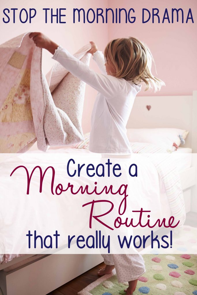 Follow these simple steps to create a morning routine with your kids! Change your mornings for good!