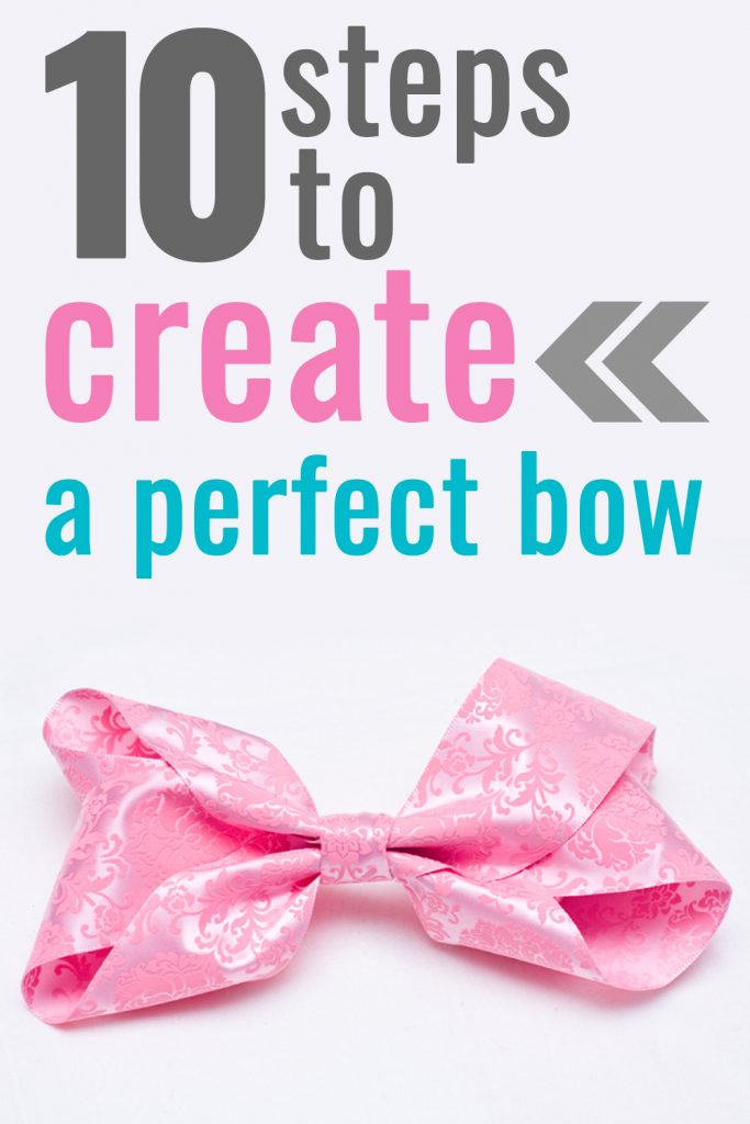 Create the perfect bow with my easy-to-follow tutorial! 