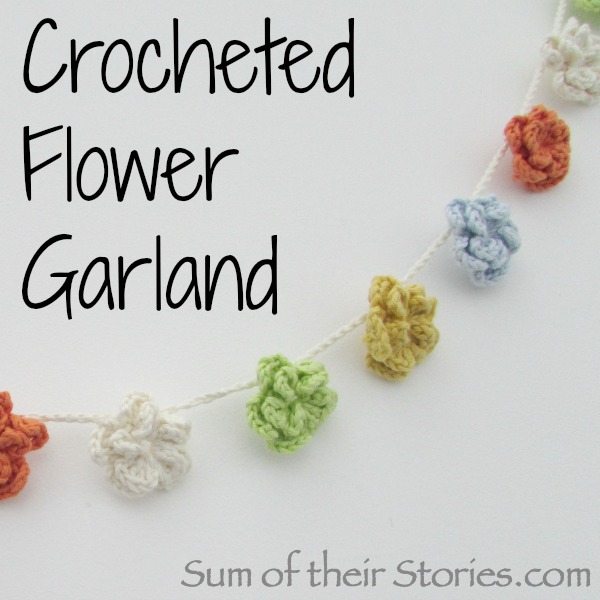 Crocheted Flower Garland