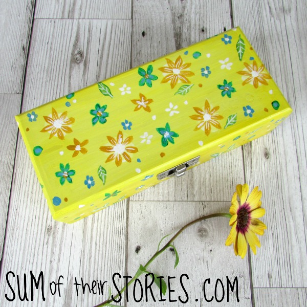 Painted Flower Box