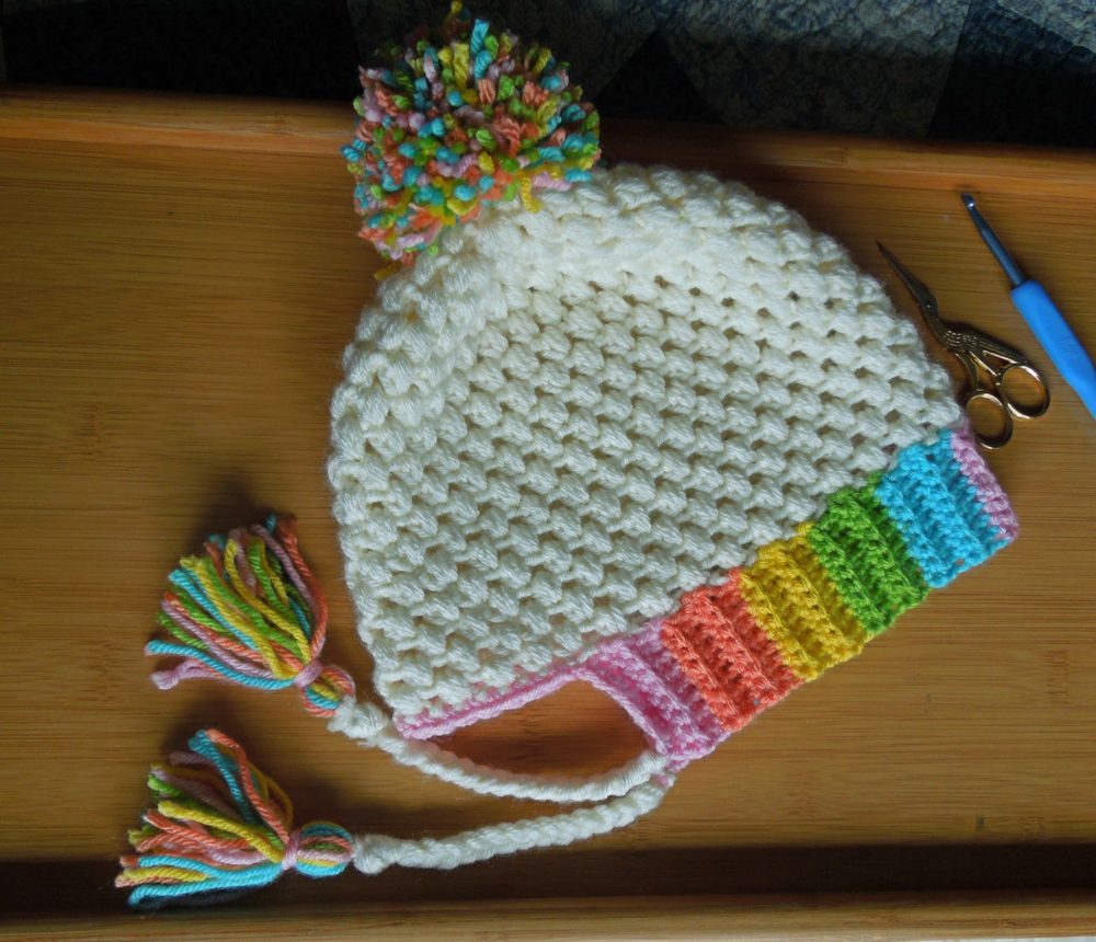 Rainbow Easter Bonnet